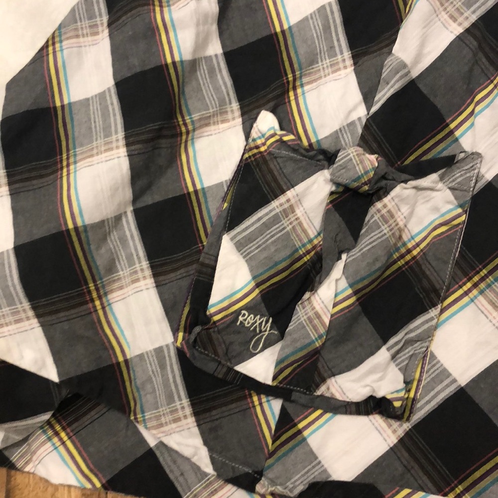 Roxy Plaid Beach Dress - Picture 5 of 8